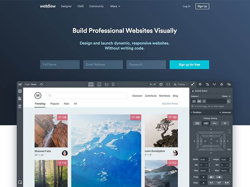 webflow-future of wordpress