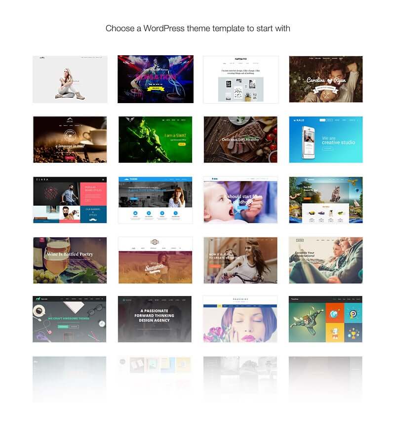templates- website user interface