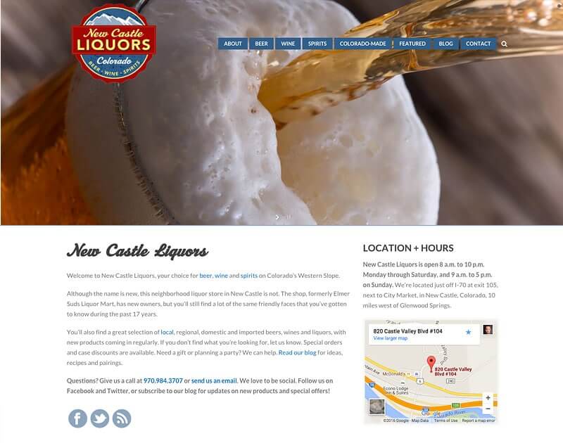 newcastle liquors- wordpress themes