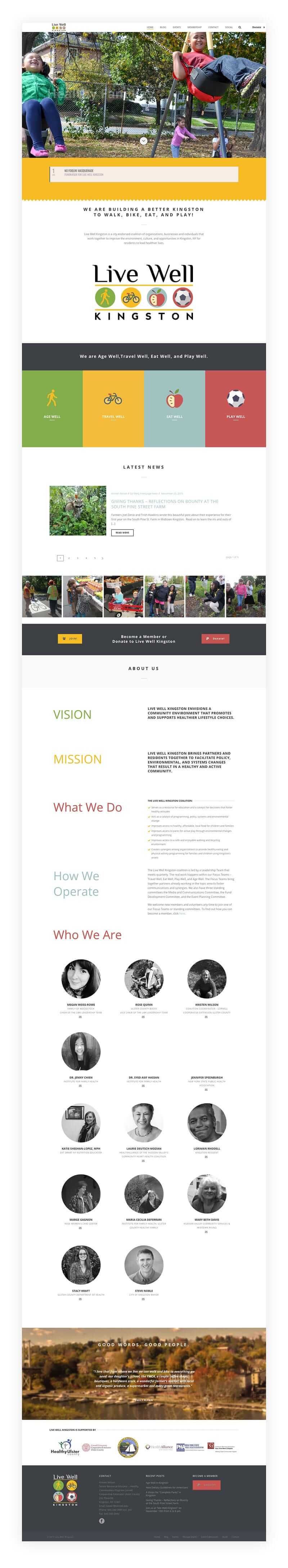 livewellkingstone- wordpress for nonprofits