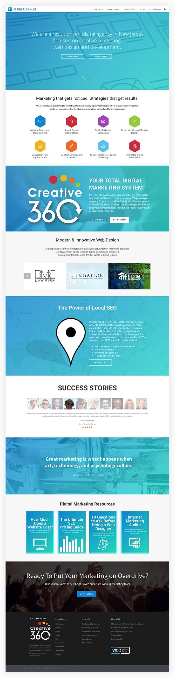 Creative Click Media- increase SEO rankings with jupiter