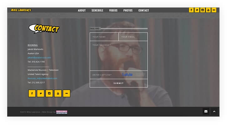 page section BG video- professional wordpress portfolio