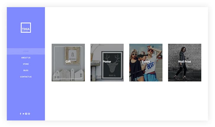 category showcase- professional wordpress portfolio
