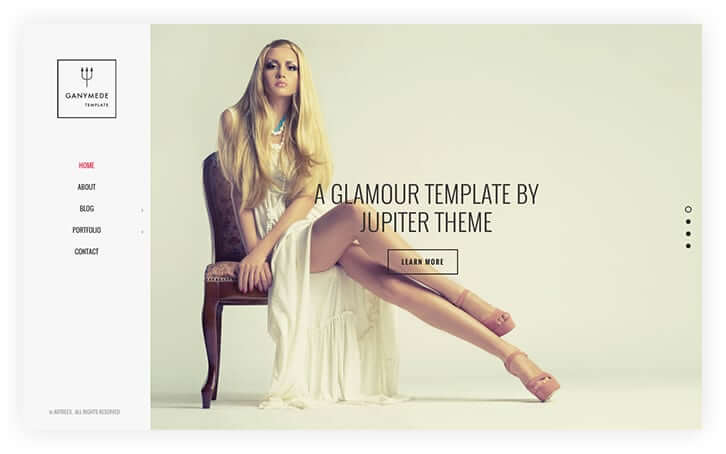 service oriented- wordpress photography website