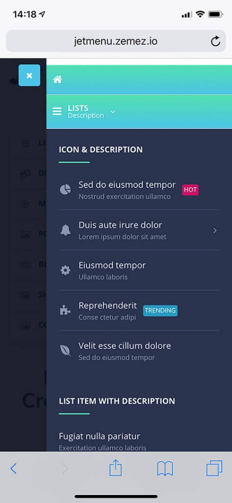 Create a Mega Menu with Jupiter X 2