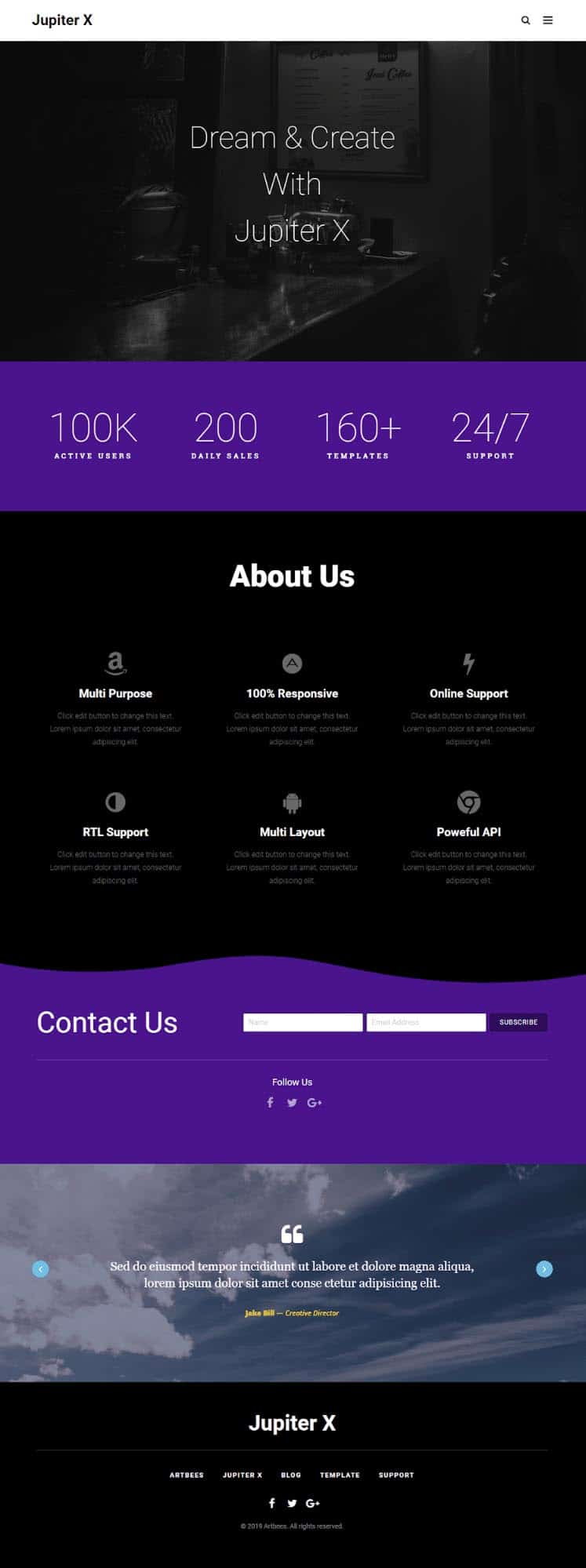 Create a Landing Page Using Readymade Blocks  1
