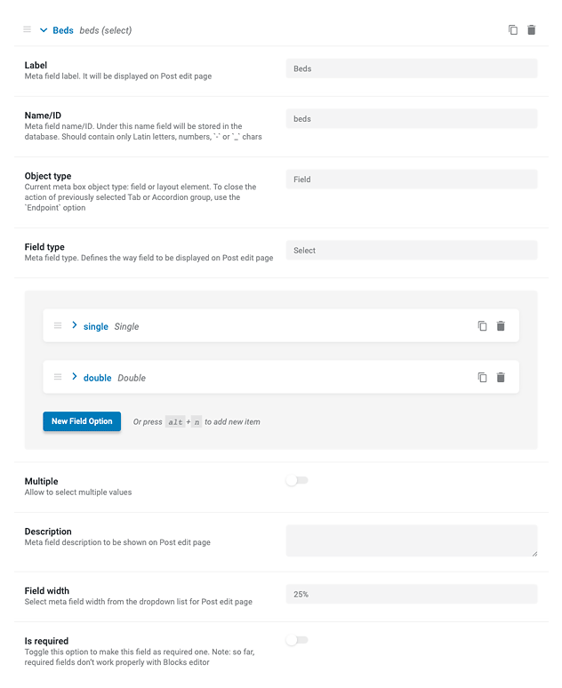 Build a dynamic hotel Website with Jupiter X Fields