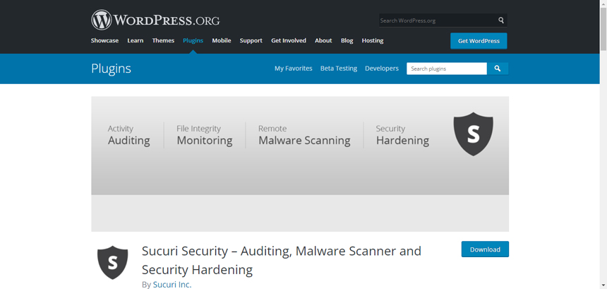 malware-free WordPress website - Sucuri