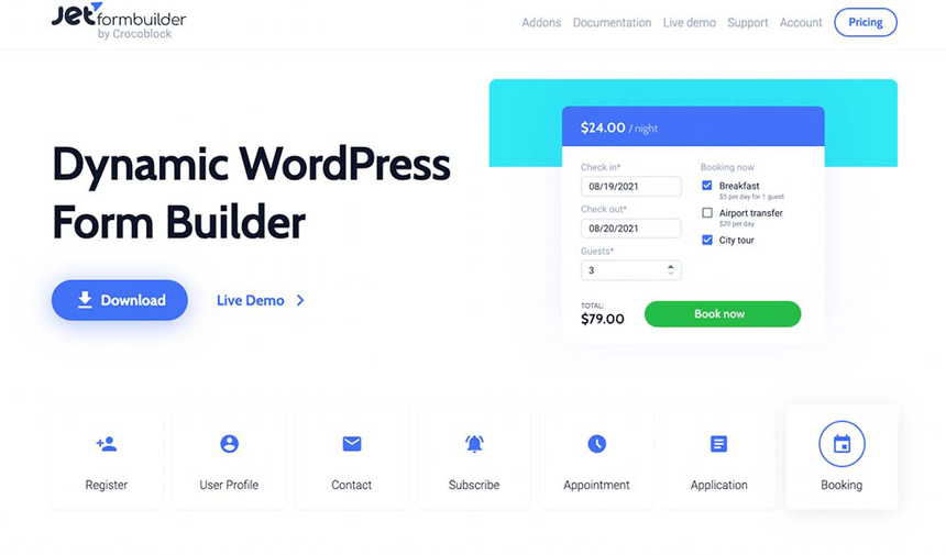 form builders for WordPress - Jetformbuilder