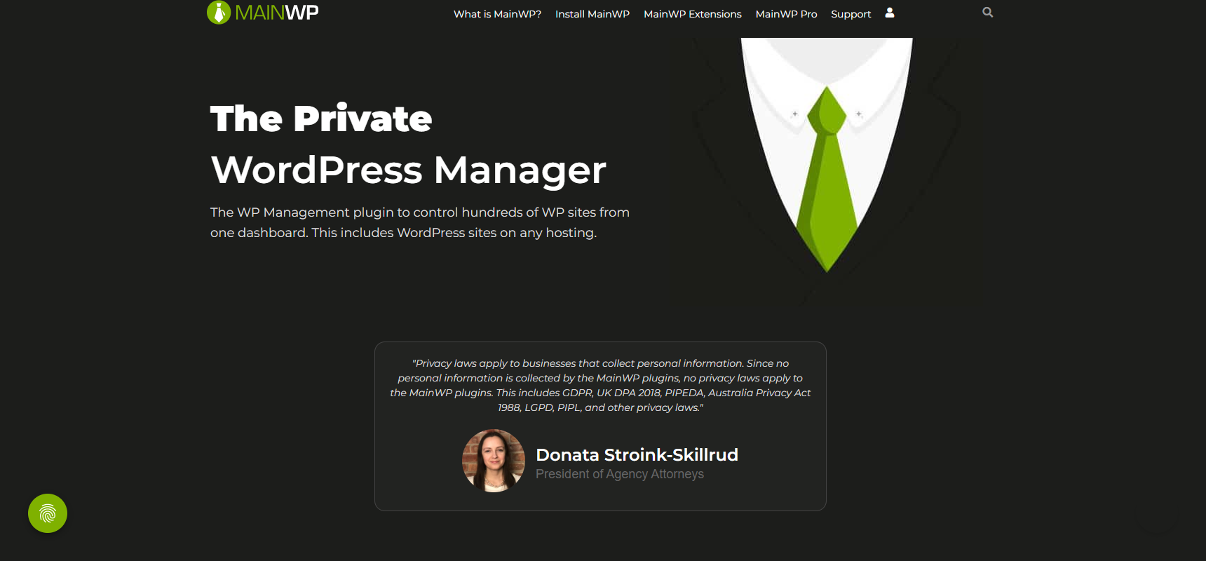 manage multiple WordPress sites - MainWP