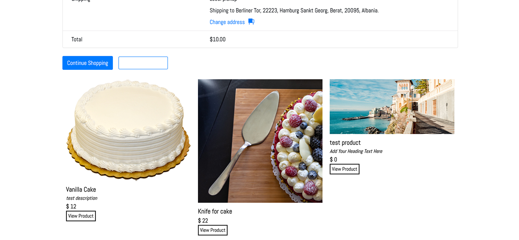 display related products - related items to cart