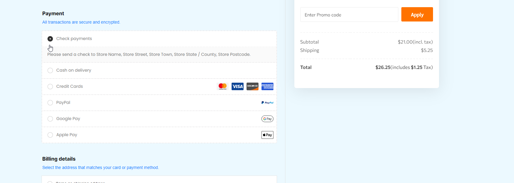 braintree gateways for WooCommerce - default gateways