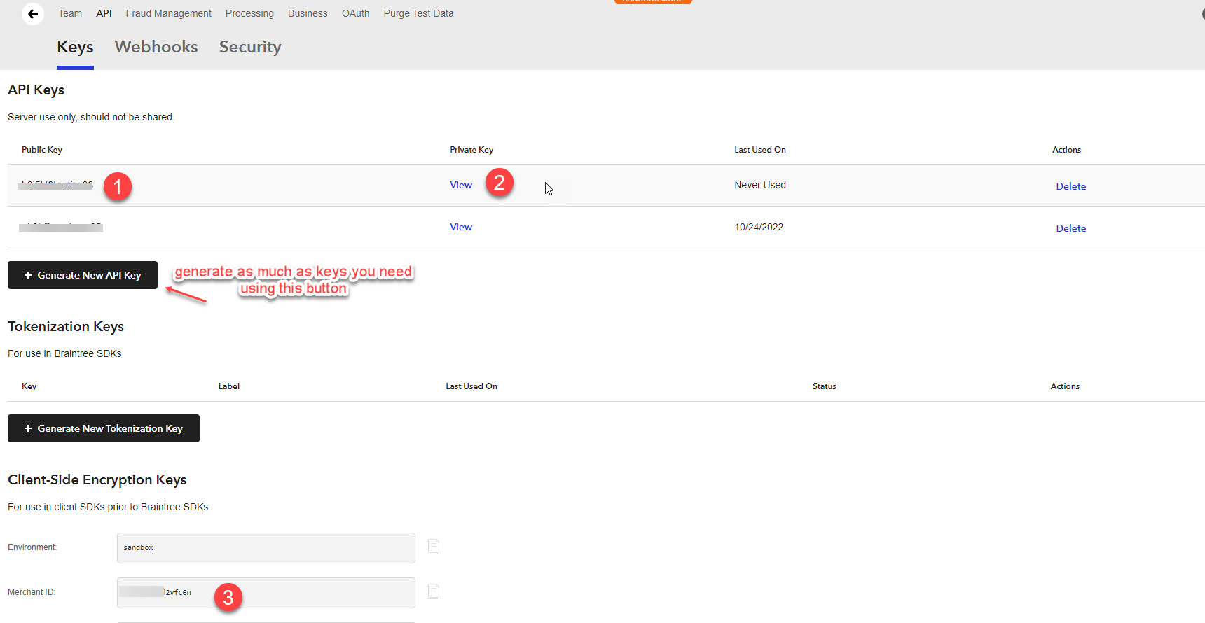 braintree gateways for WooCommerce