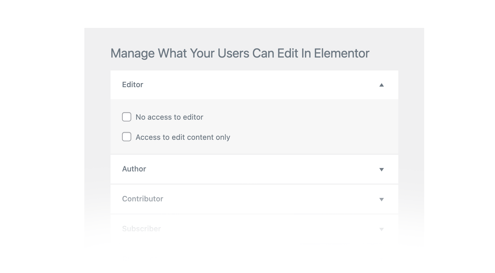 Jupiter X v3 - Role manager